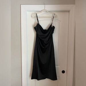 Large Black Lulus Midi Dress